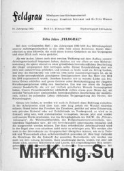 Feldgrau: Mitteilungen einer Arbeitsgemeinschaft 11.Jahrgang 1963 Heft 1,2,4,5,6