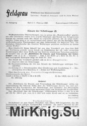 Feldgrau: Mitteilungen einer Arbeitsgemeinschaft 13.Jahrgang 1965 Heft 1-6