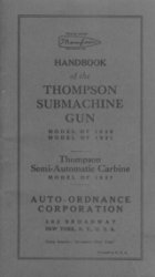 Handbook of the Thompson Submachine Gun
