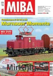 MIBA Die Eisenbahn im Modell 2016-09
