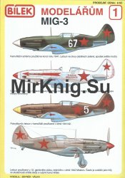 Bilek Modelarum № 1 - Mikojan MiG-3