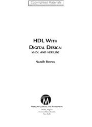 HDL with digital design. VHDL and Verilog