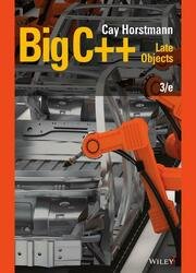 Big C++: Late Objects, 3rd Edition